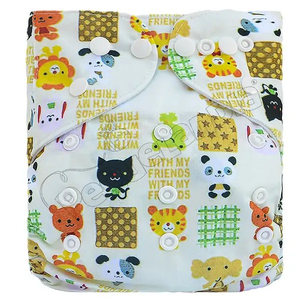 Pañal de Tela Ecológico – Gato Negro Y Amigos