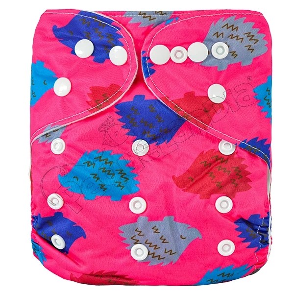 Pañal de Tela Ecológico – Puercoespin Fondo Fucsia