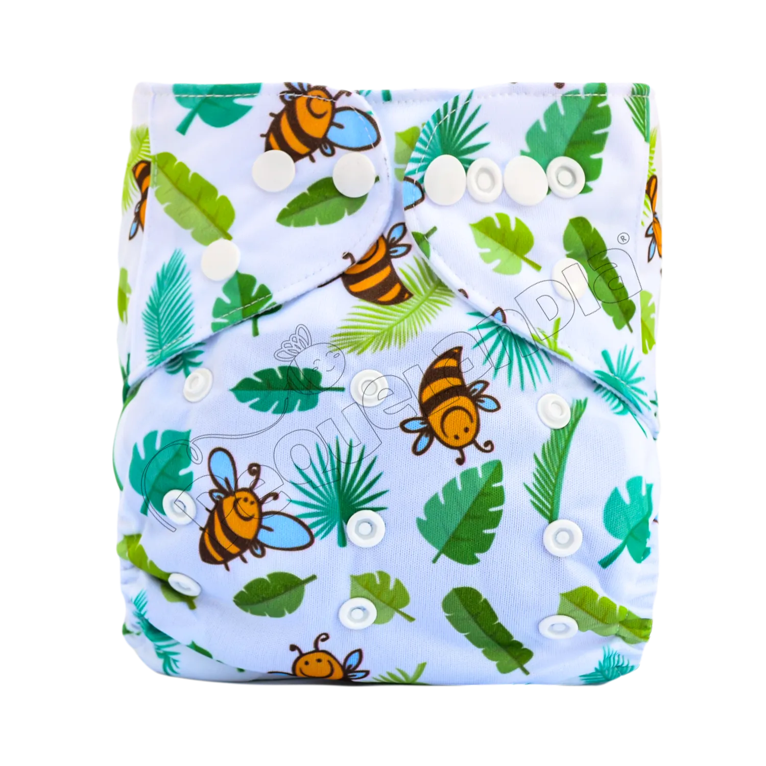 Pañal de Tela Ecológico – Abejita Y Hojas