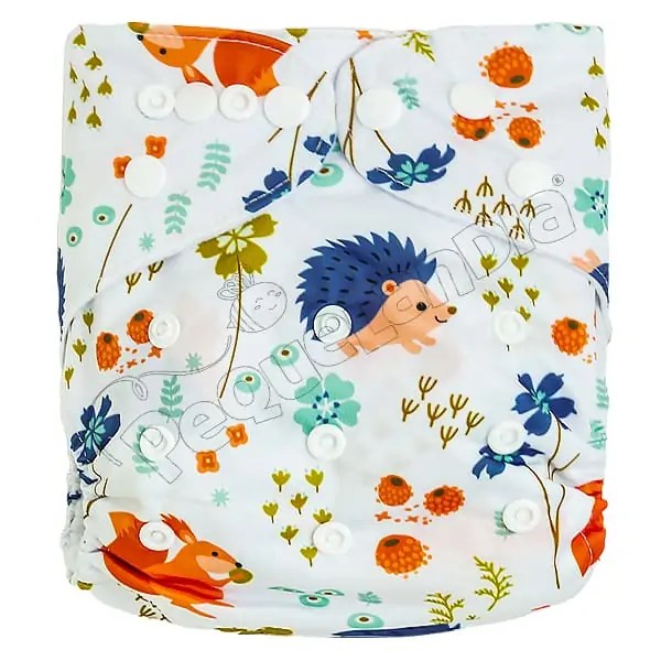 Pañal de Tela Ecológico – Puercoespin Y Ardilla