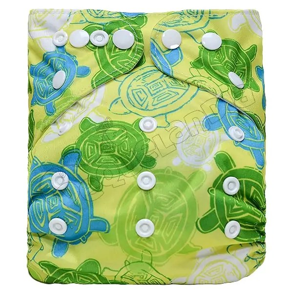 Pañal de Tela Ecológico – Tortugas Verdes