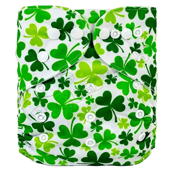 Pañal de Tela Ecológico – Trebol Verde