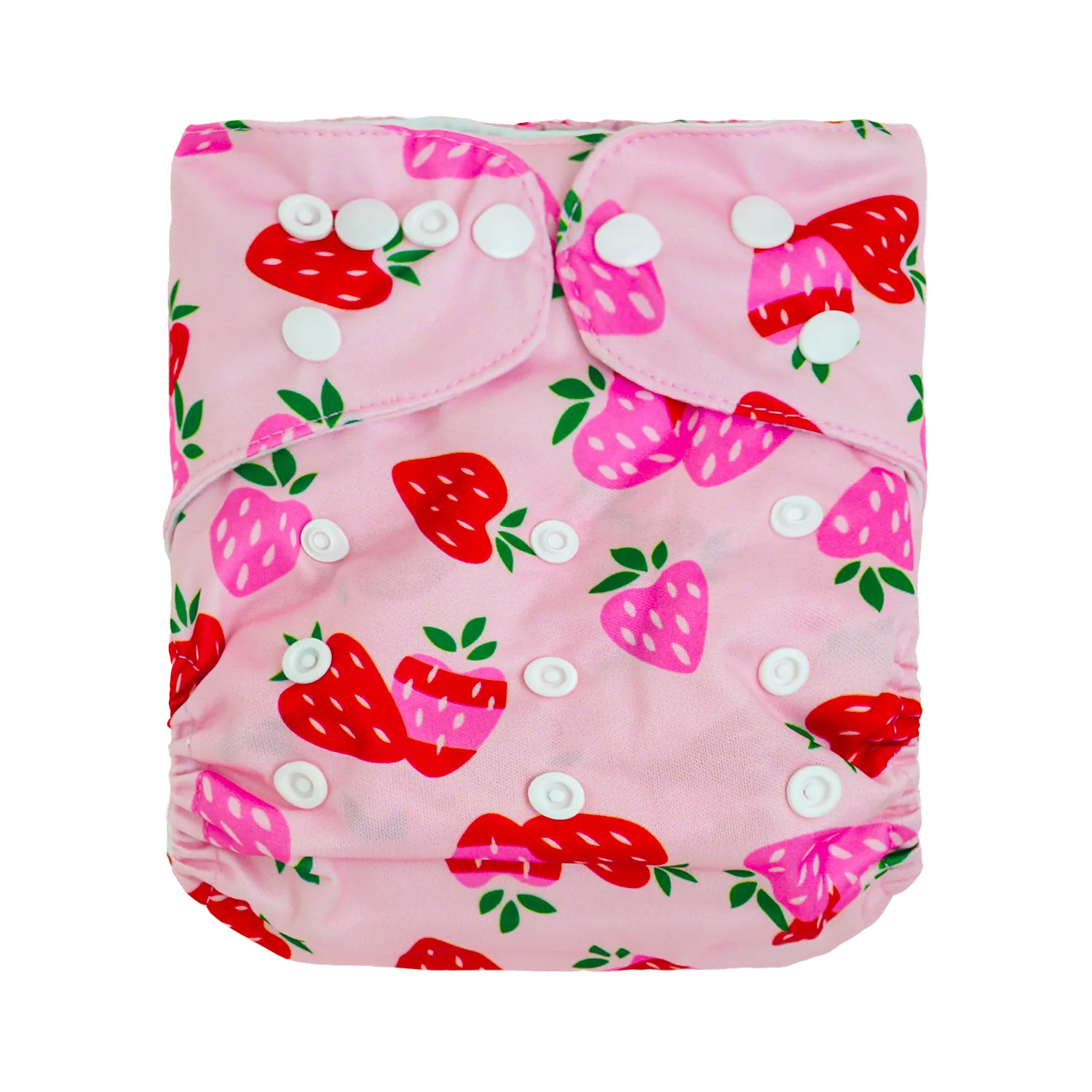 Pañal de Tela Ecológico – Frutilla Rosa