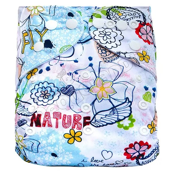 Pañal de Tela Ecológico – Flores Nature