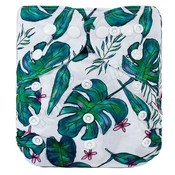 Pañal de Tela Ecológico – Hojas Filodendro