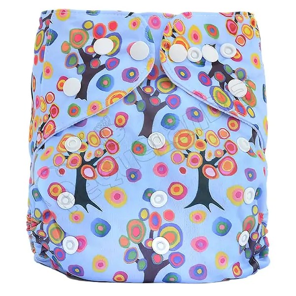 Pañal de Tela Ecológico – Arbol Lila