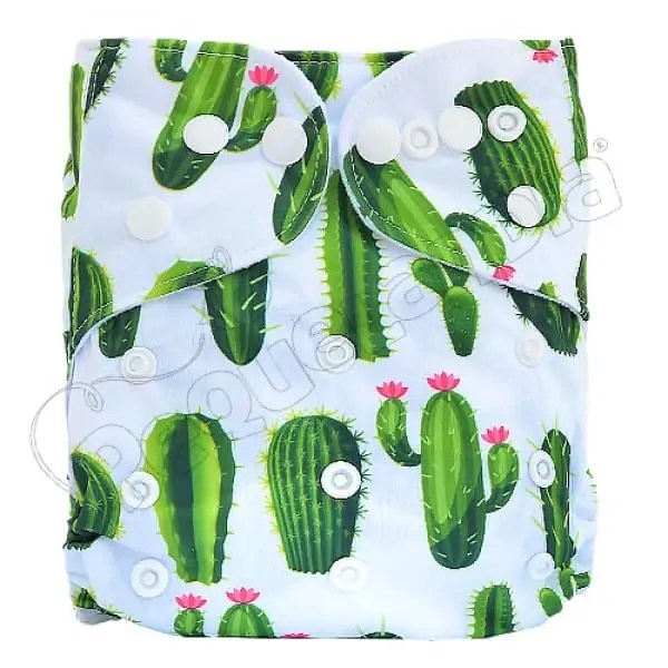 Pañal de Tela Ecológico – Cactus