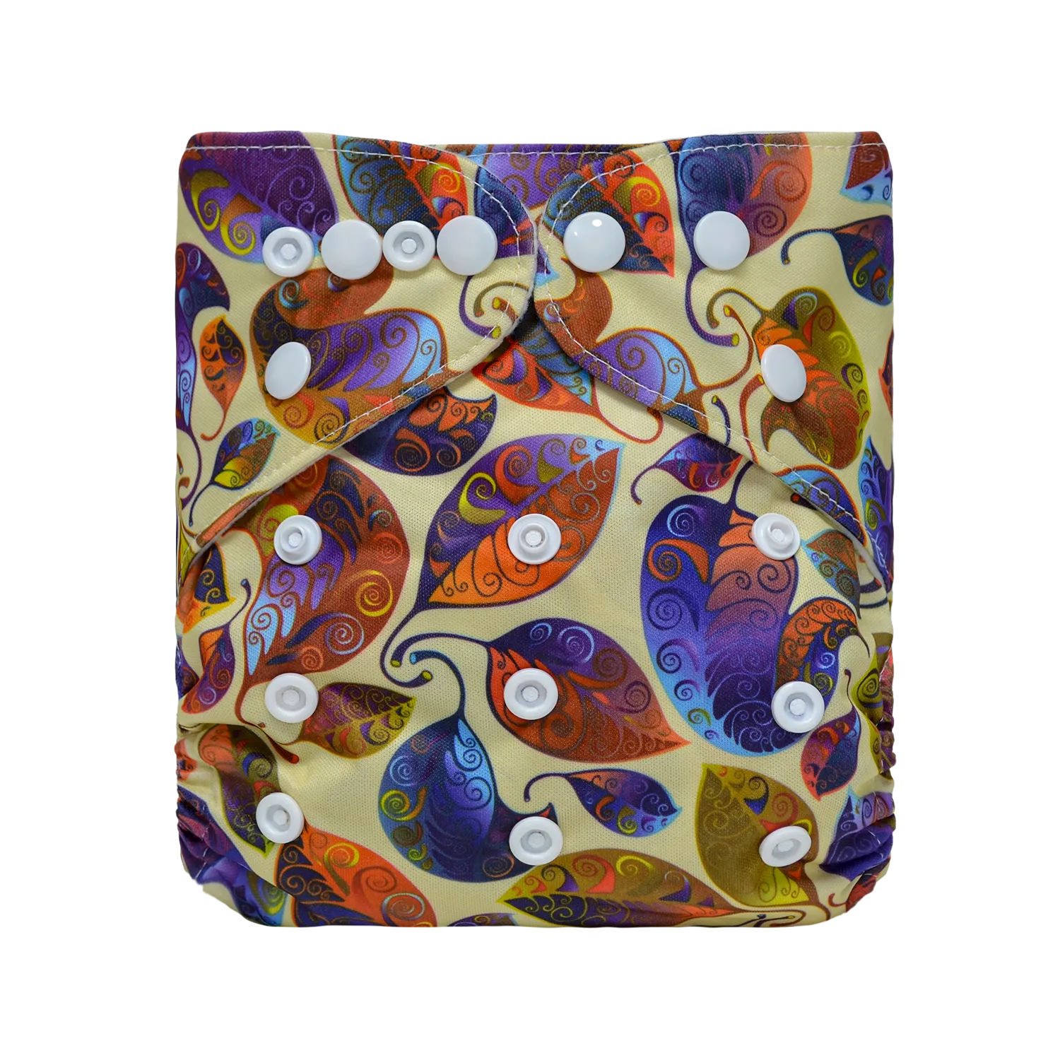 Pañal de Tela Ecológico – Hojas Cafe