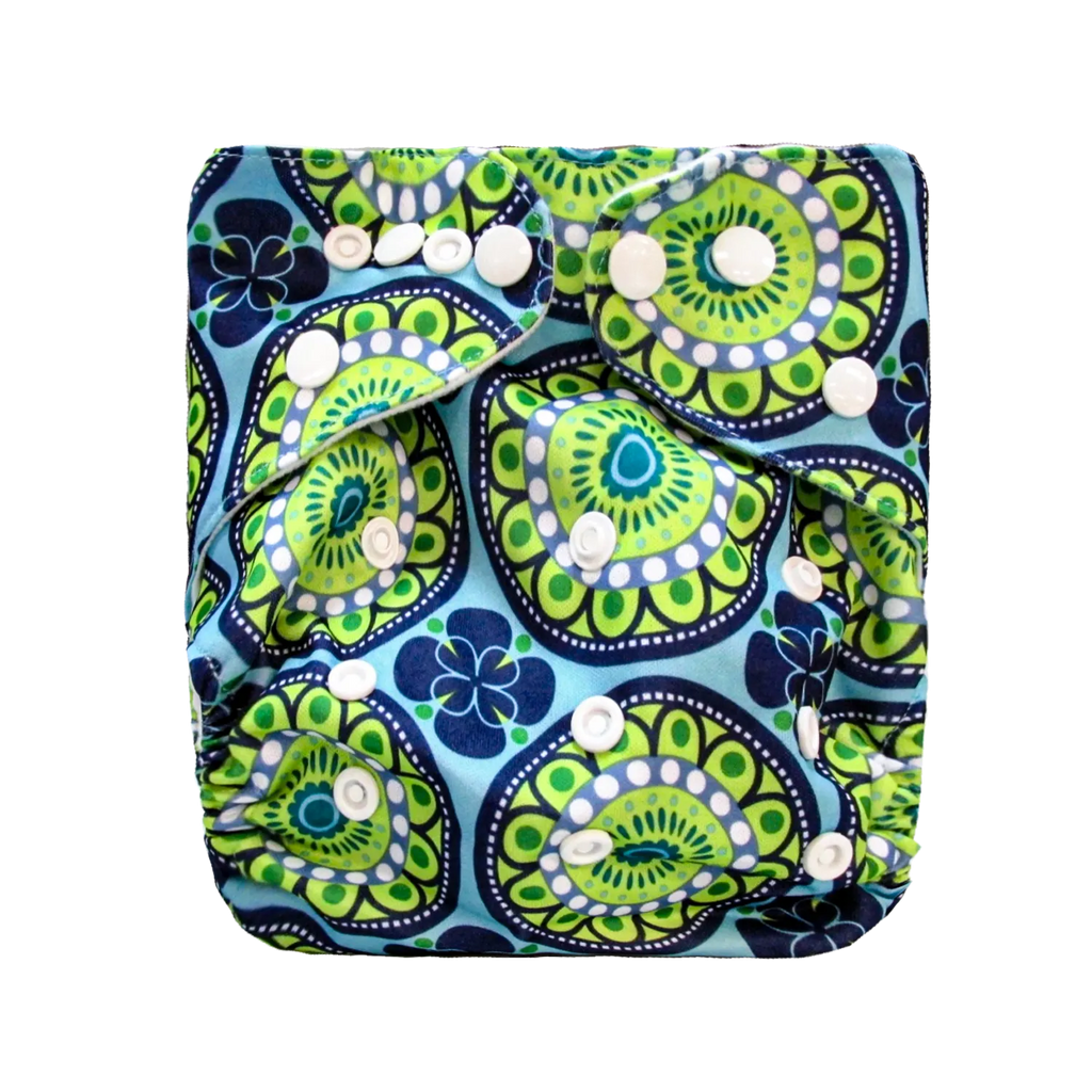 Pañal de Tela Ecológico – Mandala Verde