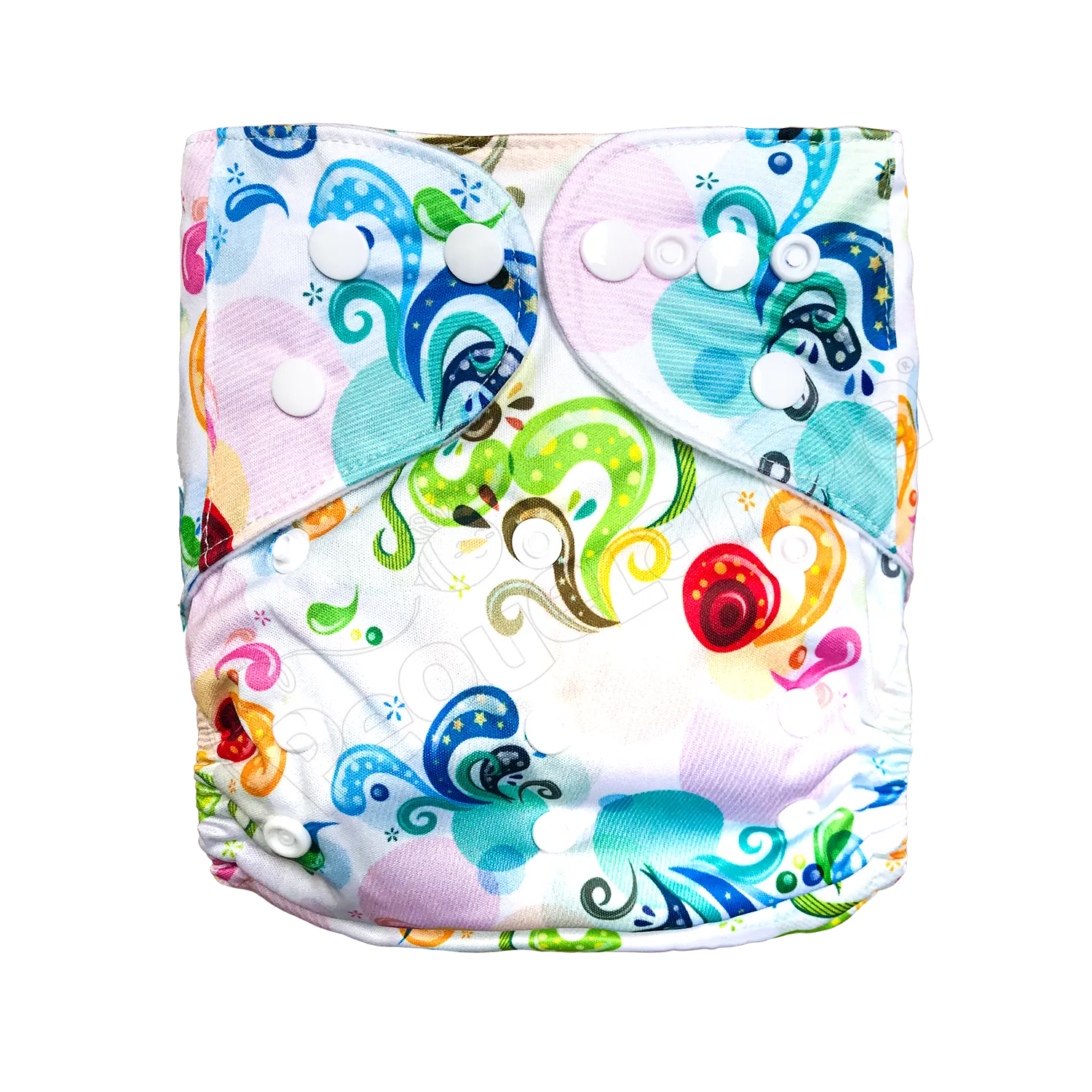 Pañal de Tela Ecológico – Paisley Olas