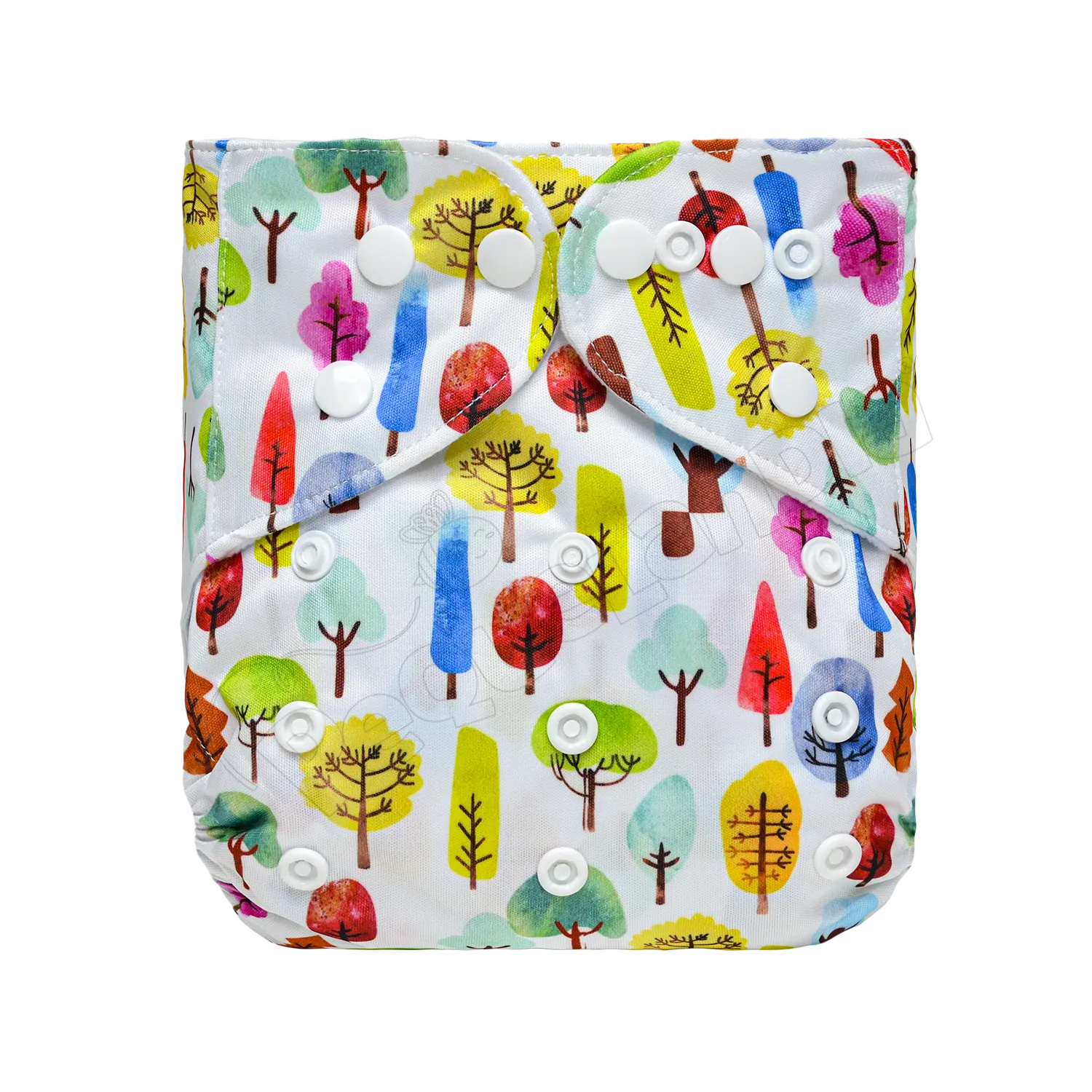 Pañal de Tela Ecológico – Arboles Colores