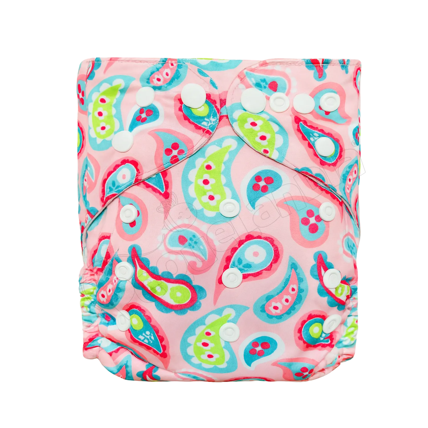 Pañal de Tela Ecológico – Paisley Rosado