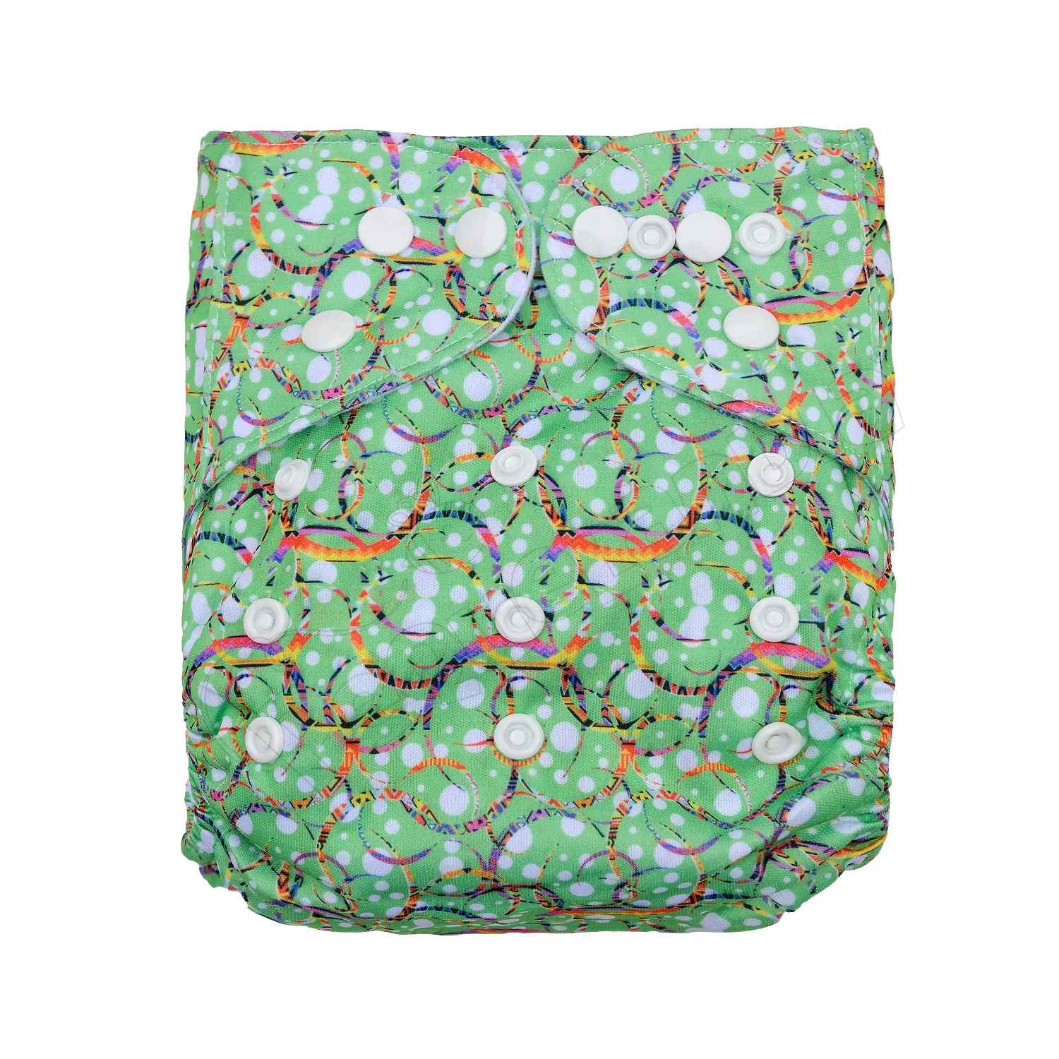 Pañal de Tela Ecológico – Cintas Colores Verde