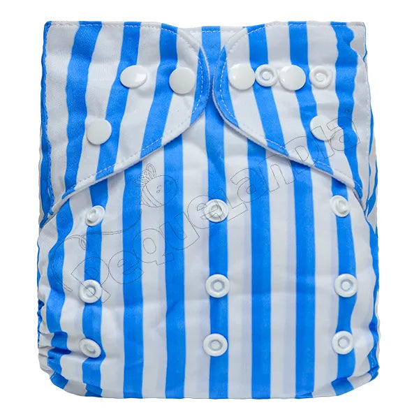 Pañal de Tela Ecológico – Lineas Celeste