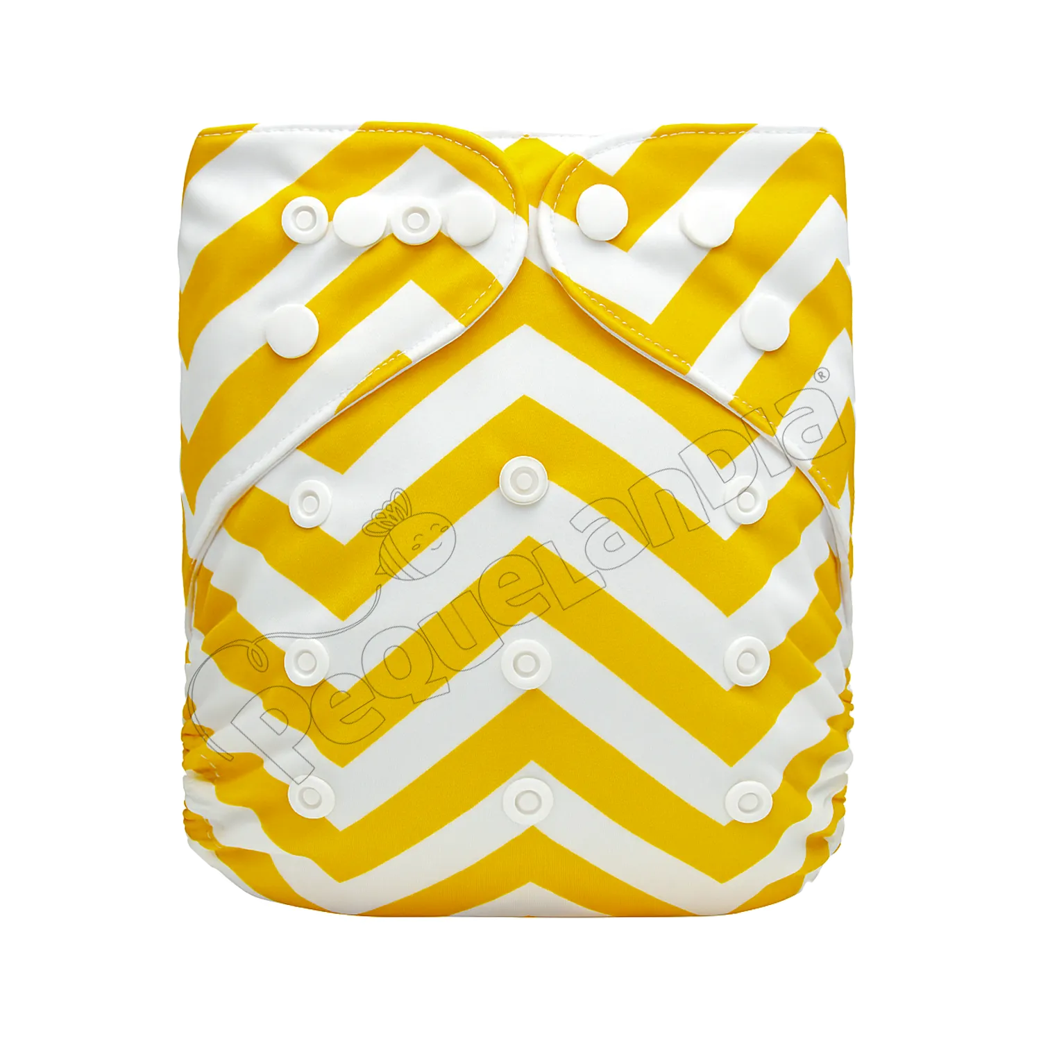 Pañal de Tela Ecológico – Zigzag Amarillo