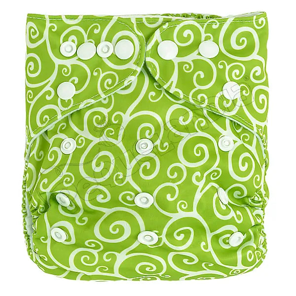 Pañal de Tela Ecológico – Grecas Verdes