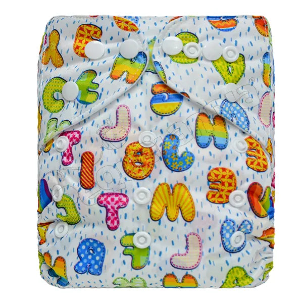 Pañal de Tela Ecológico – Letras Diseno