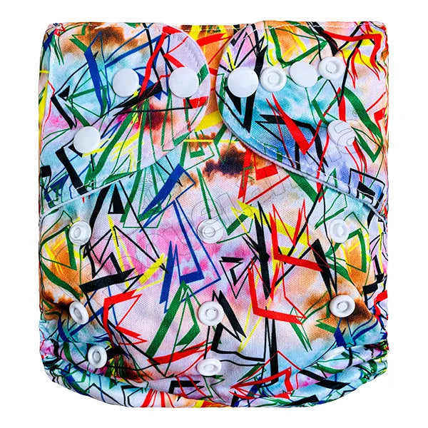 Pañal de Tela Ecológico – Rayas Colores