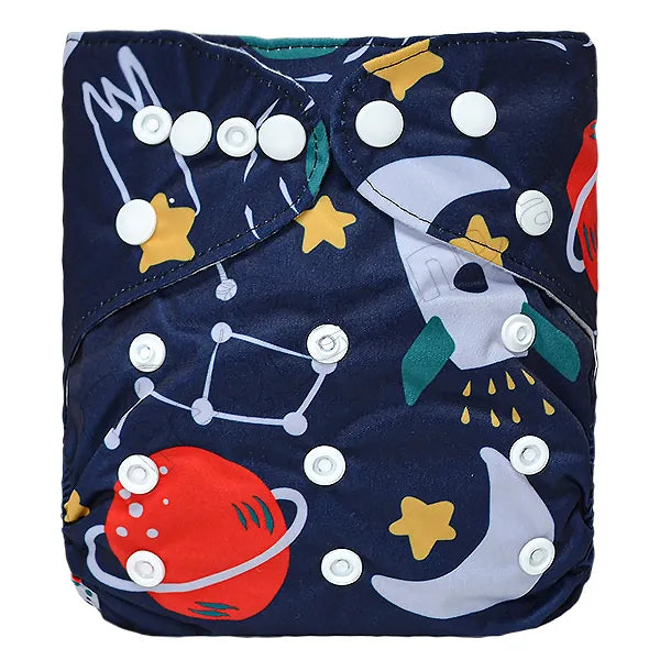 Pañal de Tela Ecológico – Saturno Rojo