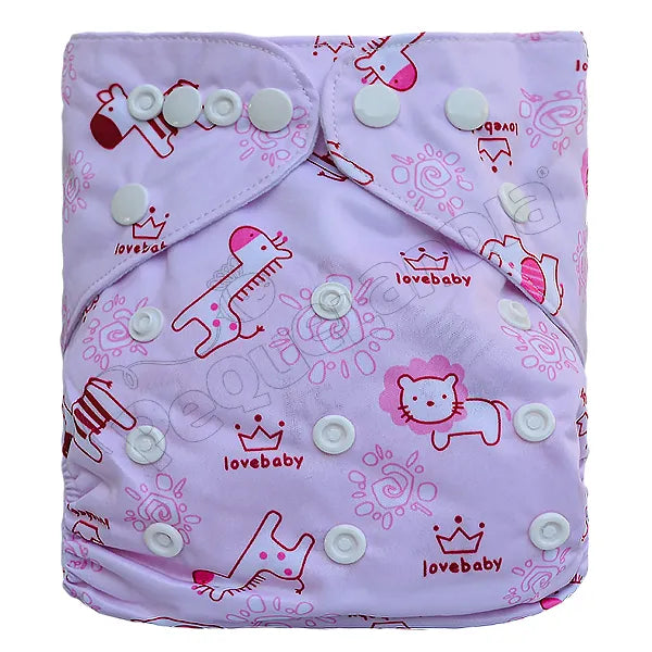 Pañal de Tela Ecológico – Love Baby Rosa