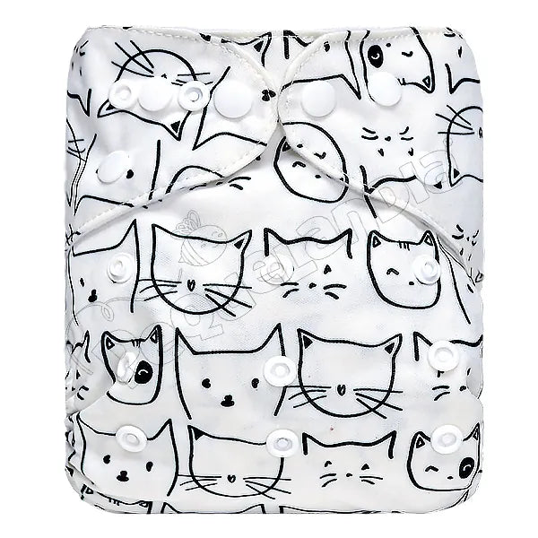 Pañal de Tela Ecológico – Carita De Gatos