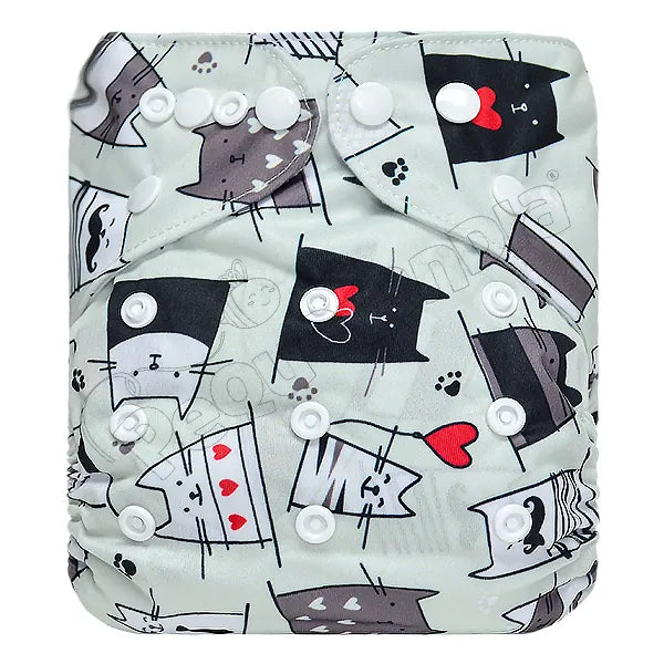 Pañal de Tela Ecológico – Gato Love