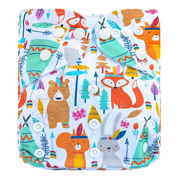 Pañal de Tela Ecológico – Zorrito Indio