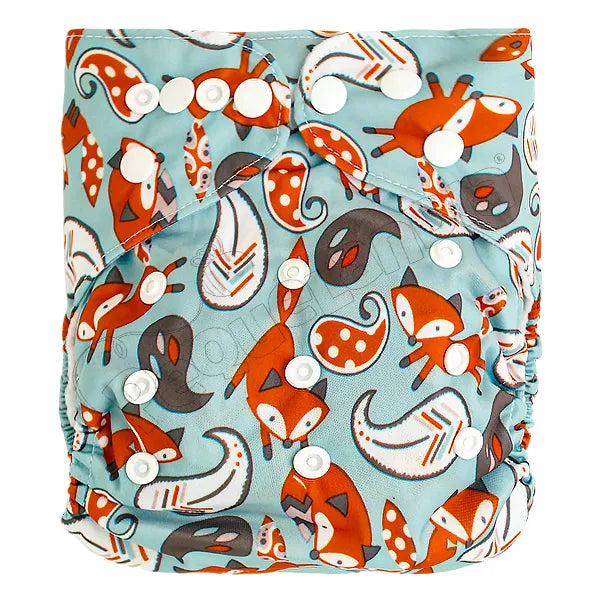 Pañal de Tela Ecológico – Zorrito Paisley