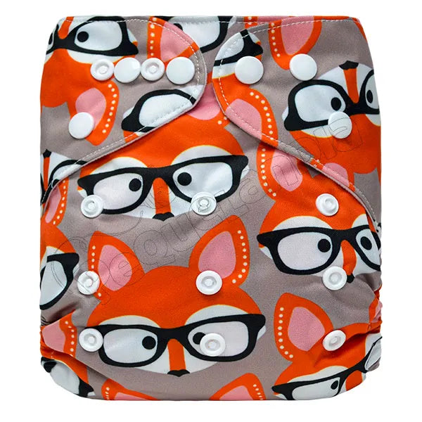 Pañal de Tela Ecológico – Zorrito Con Lentes