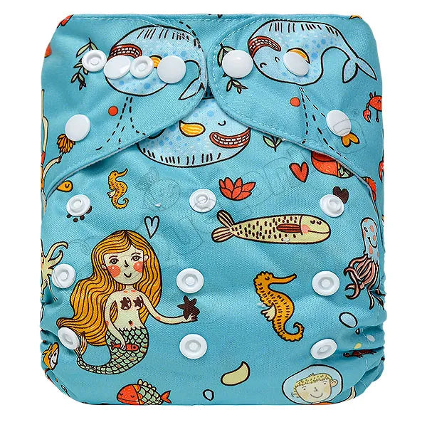 Pañal de Tela Ecológico – Sirenita