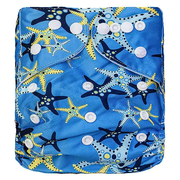 Pañal de Tela Ecológico – Estrella De Mar Lunares