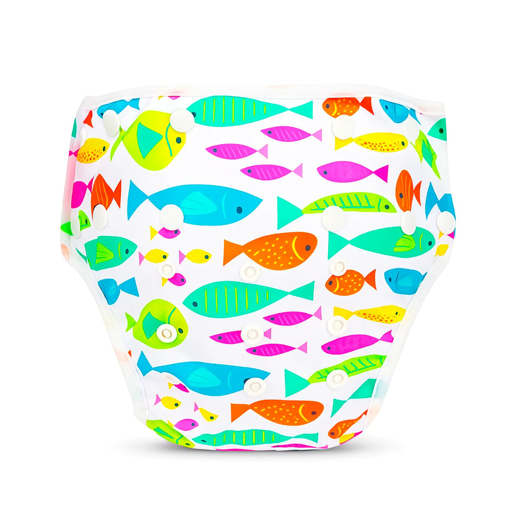 Pañal Natación Happy Flute Peces Colores