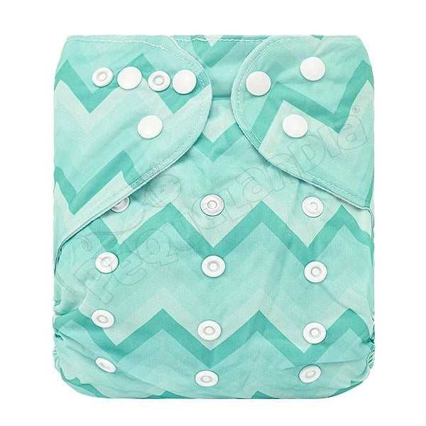 Pañal Ecológico XL Zigzag Agua Marina