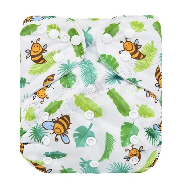 Pañal Ecológico XL Abeja Con Hojas