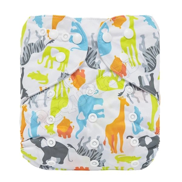 Pañal Ecológico XL Animalitos Colores