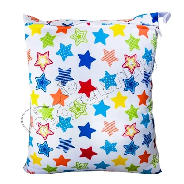 Wetbag Diseño Estrellas colores