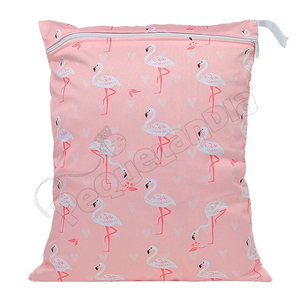 Wetbag Diseño Flamenco Blanco