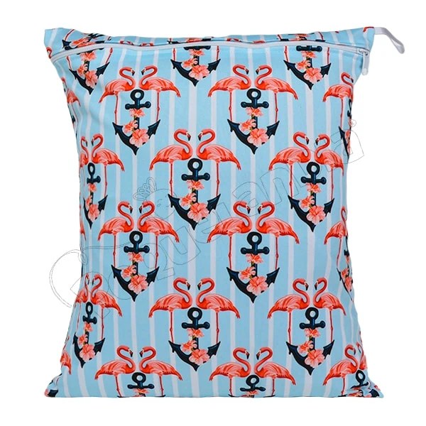 Wetbag Diseño Flamenco con Anclas