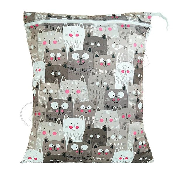 Wetbag Diseño Gatos Grises