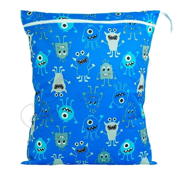 Wetbag Diseño Monster Ink Azul