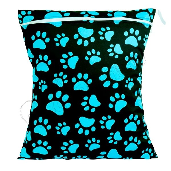 Wetbag Diseño Patitas cyan