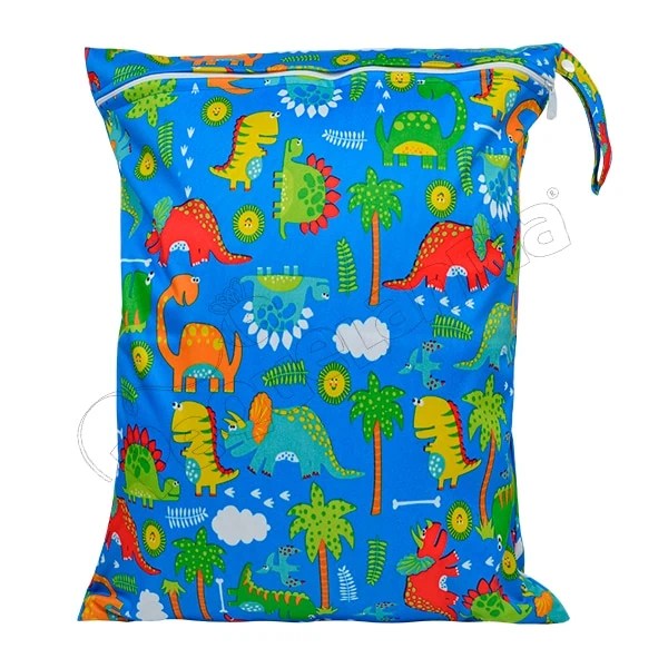 Wetbag Diseño Dinos Fondo Azul