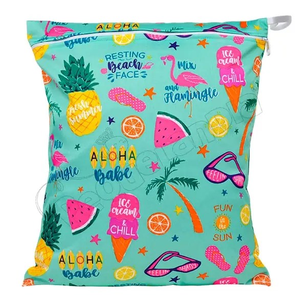 Wetbag Diseño Flamenco Beach